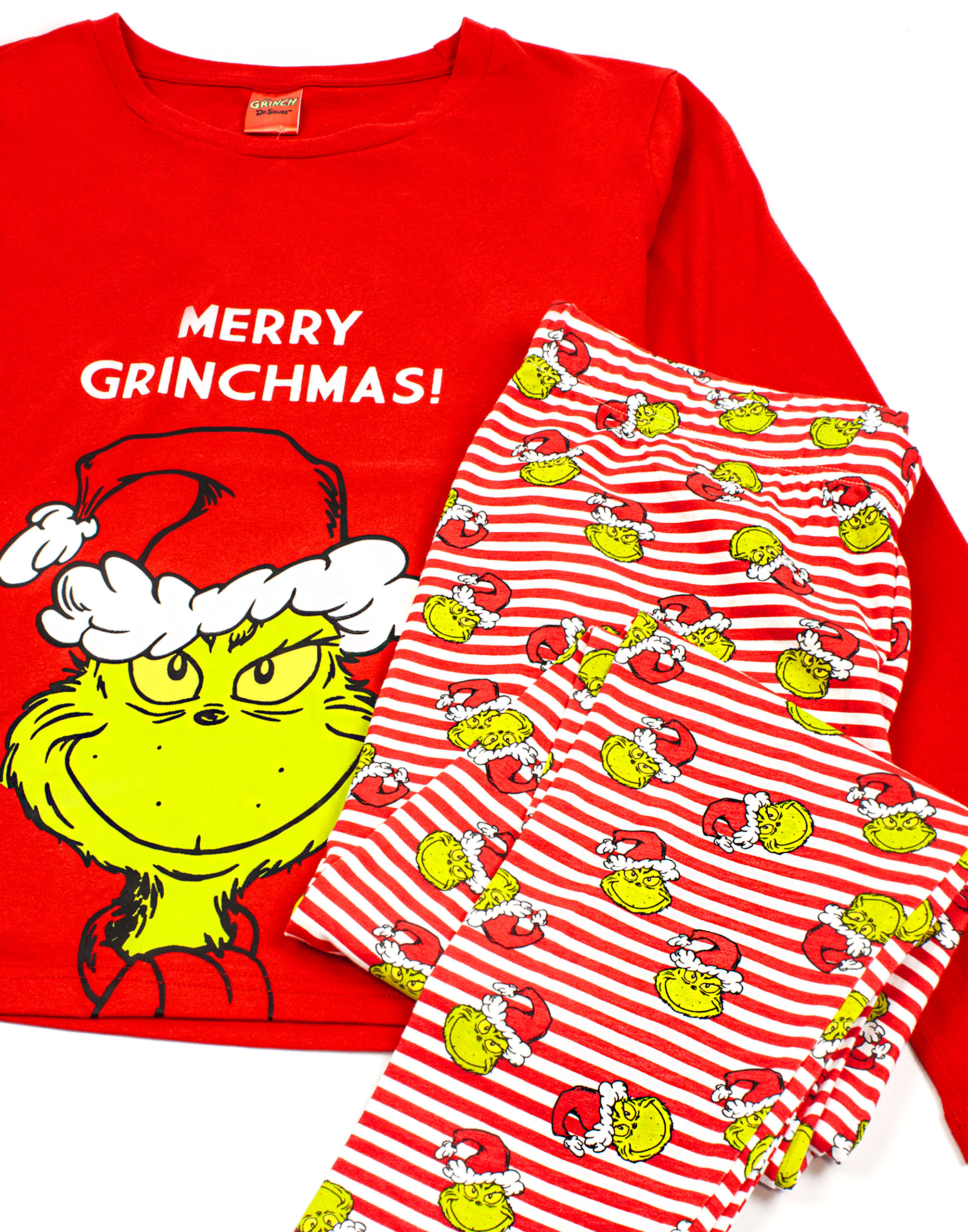 The Grinch Christmas Pyjamas Family Matching PJ Sets Men, Women, Boys